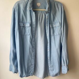 a new day Light Blue Button Down Shirt
